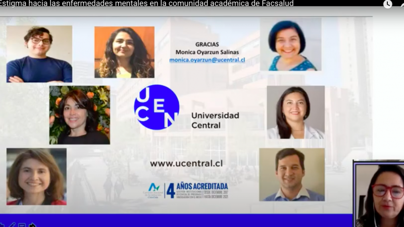 Conoce el proyecto “Estigma hacia las enfermedades mentales en la comunidad académica de Facsalud de la UCEN