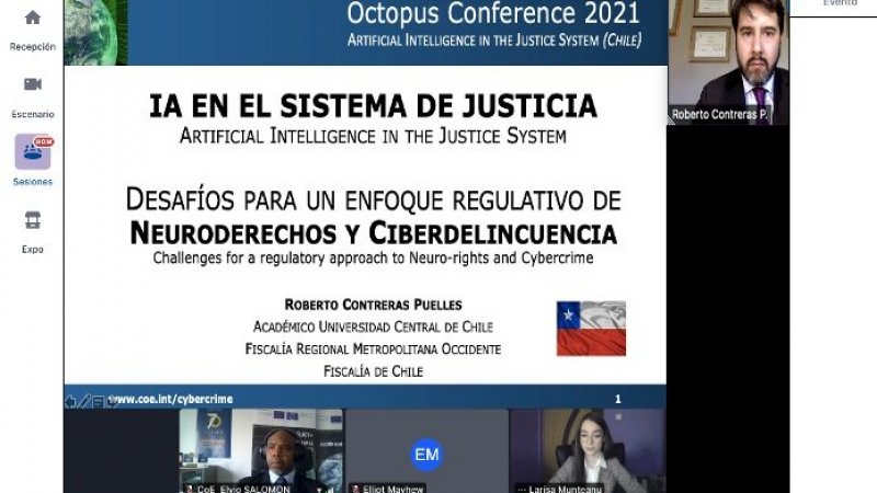 Académico de Derecho participa en encuentro internacional de ciberdelincuencia