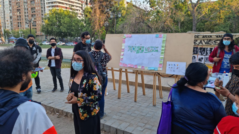 Estudiantes de Arquitectura organizaron encuentro abierto para vecinos del Parque Almagro