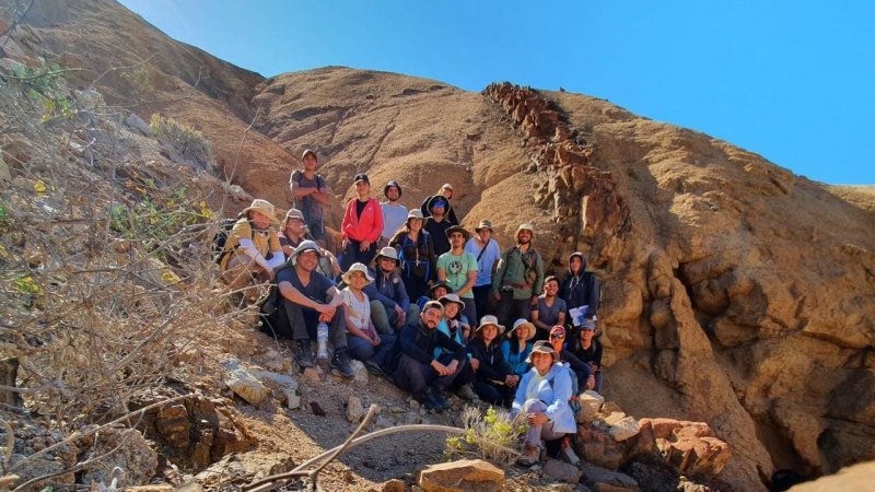 Estudiantes de Geología realizaron excursión al Parque Nacional Pan de Azúcar