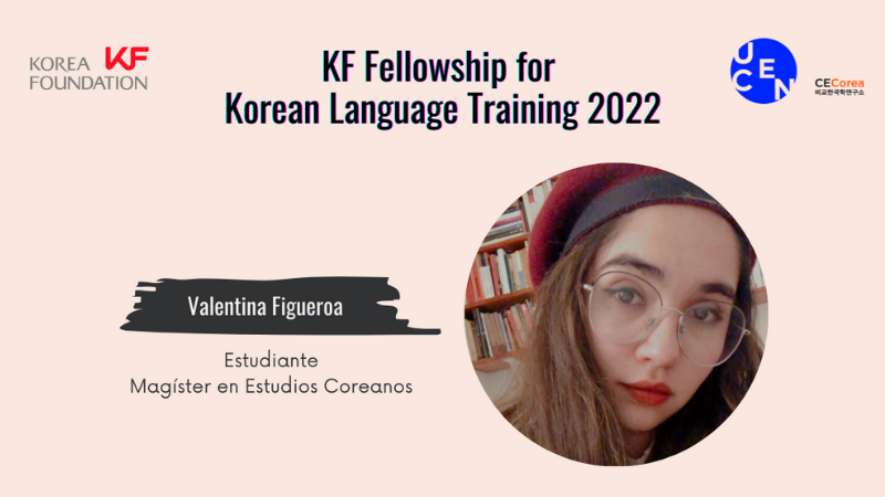 Estudiante del Magíster en Estudios Coreanos se adjudica beca para estudiar idioma coreano en Corea del Sur