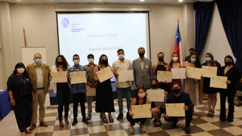 Se titulan nuevos y nuevas profesionales de Arquitectura del Paisaje