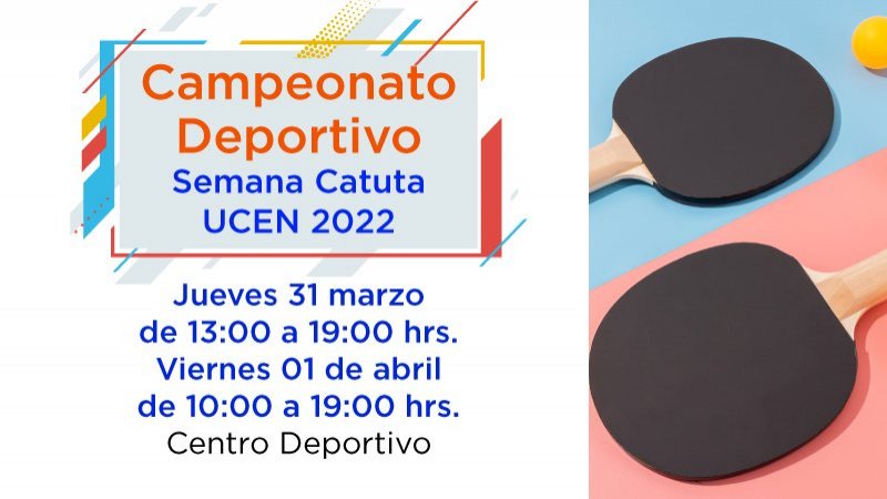 Prepárate: Campeonato Deportivo Semana Catuta 2022