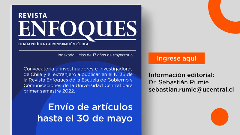 Abierta nueva convocatoria para publicar en Revista Enfoques