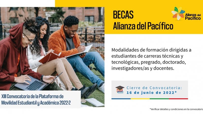 DRI invita a postular a las oportunidades de Movilidad Estudiantil y Académica que ofrece la Alianza del Pacífico