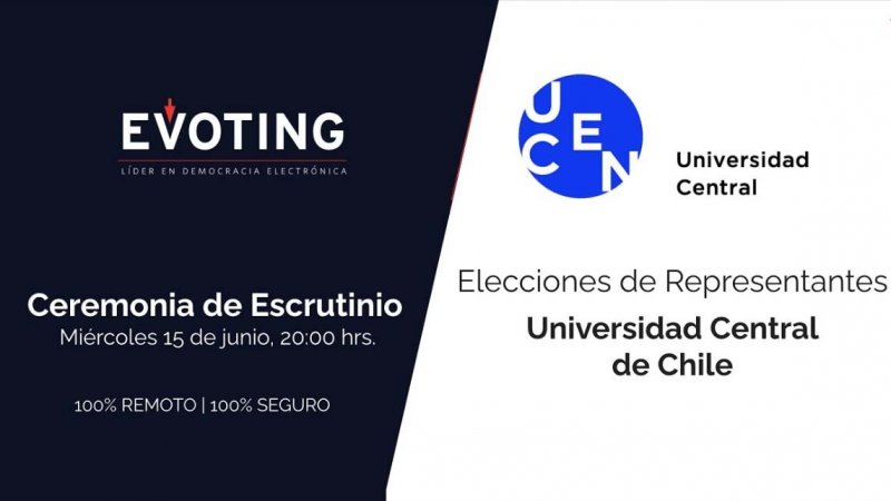 Sigue la transmisión en vivo de la Ceremonia de Escrutinio para la Elección de Representantes UCEN