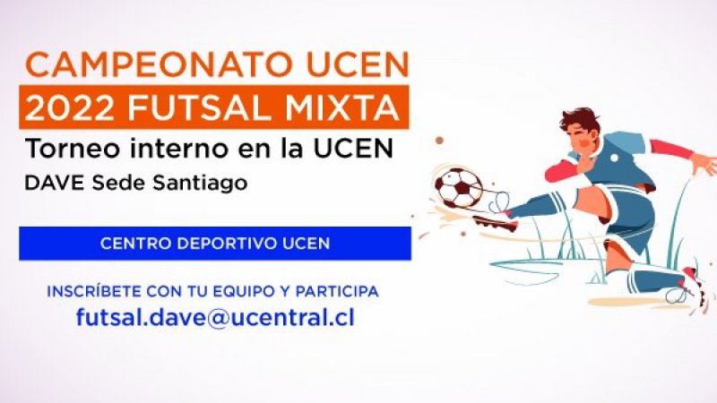 DAVE invita a participar del Campeonato Futsal Mixto
