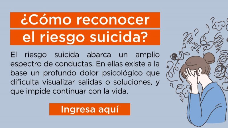 ¿Cómo reconocer el riesgo suicida?