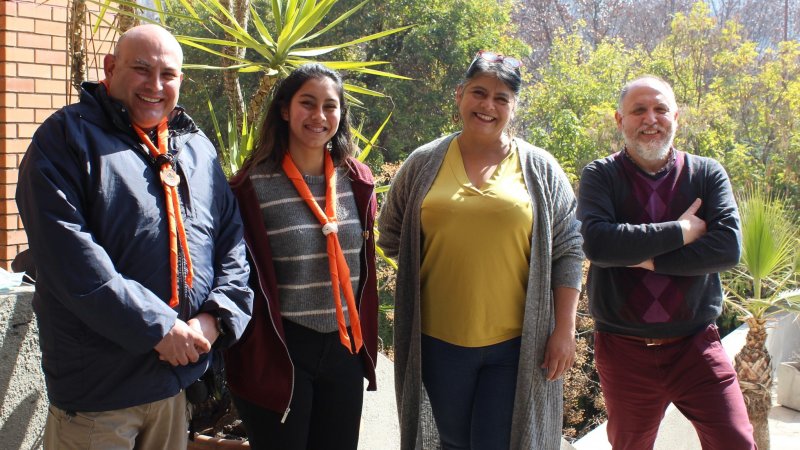 Representantes de la Asociación de Guías y Scouts de Chile visitaron la Escuela de Arquitectura y Paisaje