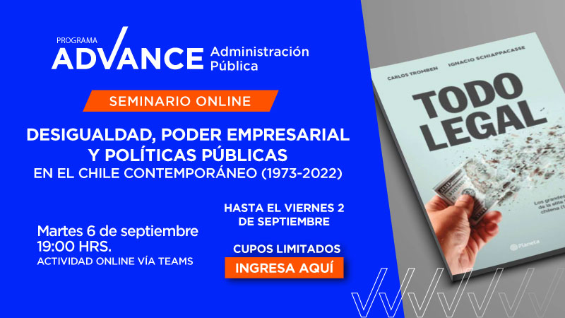 Programa Advance Administración Pública invita a interesante seminario on-line