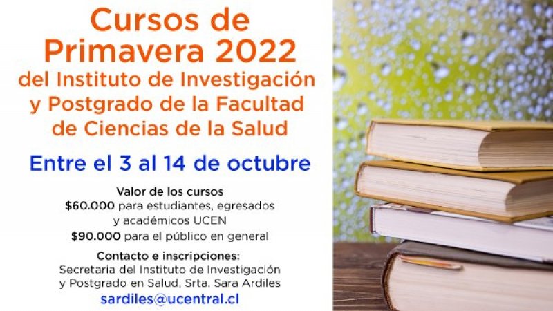 Inscríbete en los cursos de primavera 2022