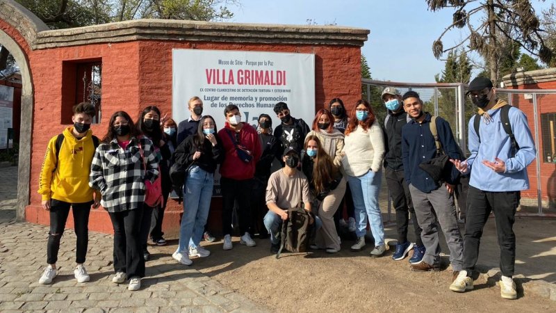 Adjudicación Fondos Concursables: estudiantes visitaron Villa Grimaldi