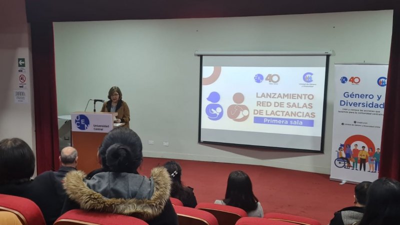 Inauguración de la sala de lactancia materna UCEN