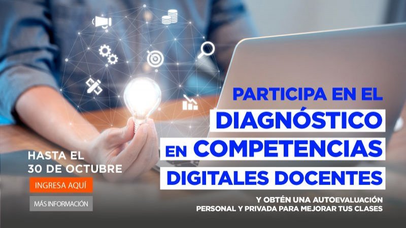 Dirección de Transformación Digital convoca a docentes a autoevaluación de competencias digitales