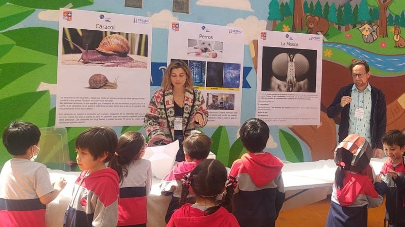 Departamento de Ciencias Básicas participan en feria científica del colegio San Ignacio Alonso Ovalle