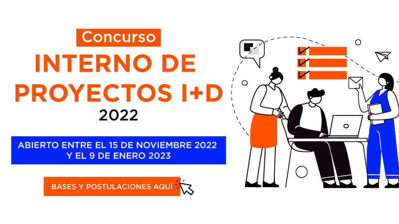Dirección de Investigación y Postgrado invita a postular al concurso Interno Proyectos de I+D 2022