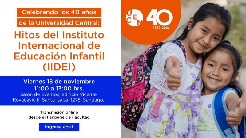 Celebrando los 40 años de la Universidad Central. Hitos del Instituto Internacional de Educación Infantil