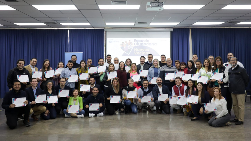 Exitoso cierre de “Escuela Ciudadana Nuevos Vecinos” para propiciar la inclusión de las personas migrantes