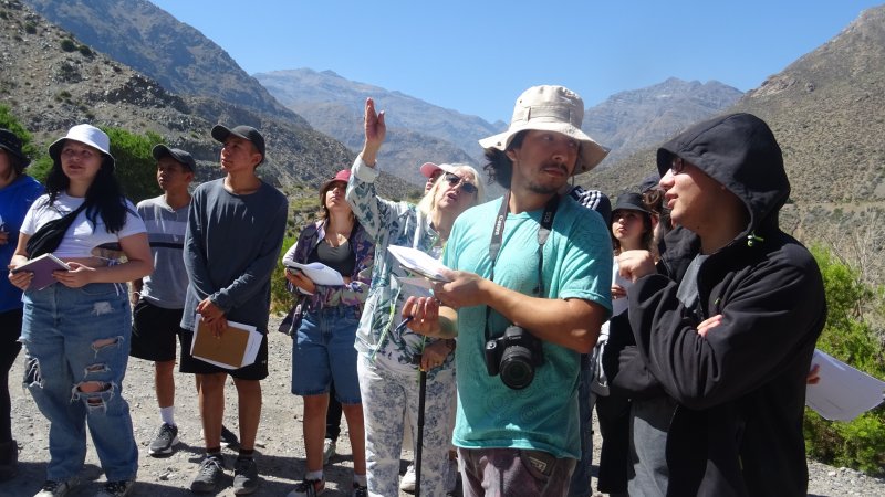 Estudiantes de Arquitectura del Paisaje visitan las comunas de Los Andes y Concón