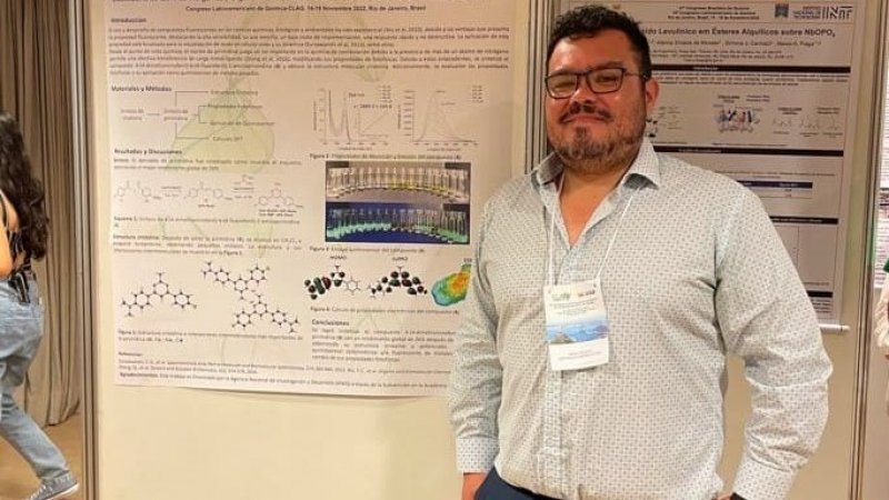 Dr. Marco Mellado participates in the Latin American Conference of Chemistry (CLAQ)