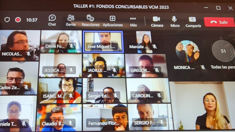 VCM realizó talleres de Fondos Concursables Vinculación con el Medio 2023