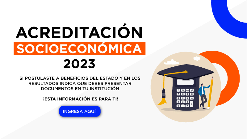 Segundo periodo de Evaluación Socioeconómica para optar a Beneficios Estudiantiles 2023