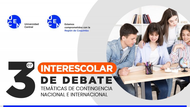 Participa del 3er Interescolar Online de Debate UCEN