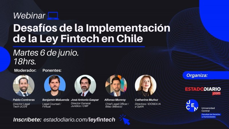 Dr. Pablo Contreras moderó webinar sobre los desafíos de la implementación de la ley Fintech en Chile