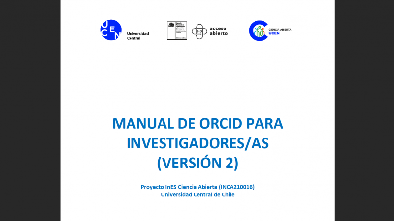 InES Ciencia Abierta crea completo manual sobre el uso de ORCID