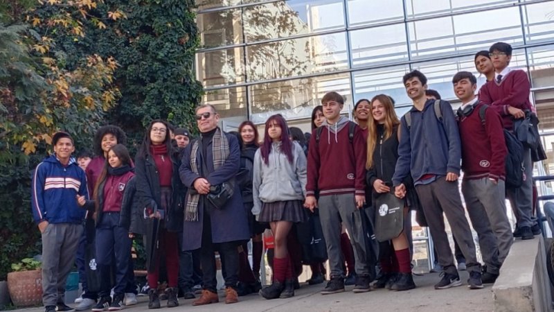 Estudiantes de colegio Gabriel González Videla de La Serena visitan Escuela de Ingeniería en la Sede Coquimbo