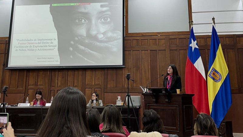 Estudiante de Derecho participa en VI Jornadas de Mujeres Penalistas y Criminólogas