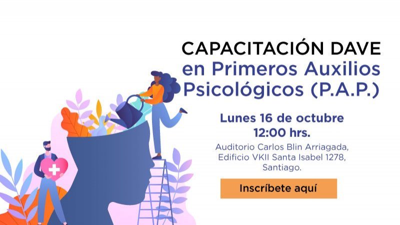 Capacitación en Primeros Auxilios Psicológicos DAVE