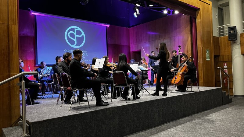 Orquesta Sinfónica Providencia se presentó en la Universidad Central