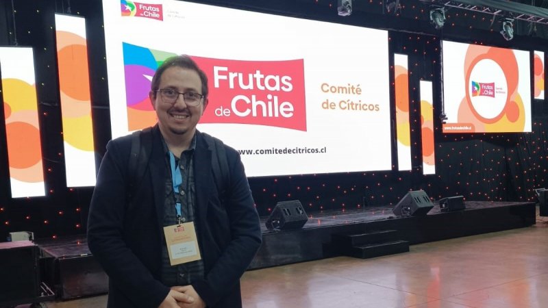 Investigador Rafael Melo participó de la Jornada de Citricultura 2023