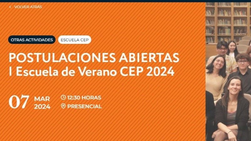 Inscripciones abiertas hasta el 08 de enero