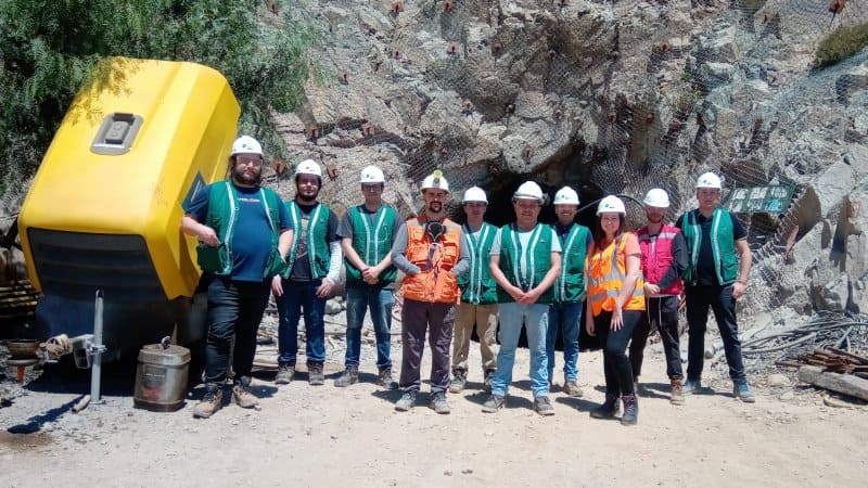 Estudiantes de Ingeniería Civil en Minas visitan Faena Minera Los Bronces de Petorca