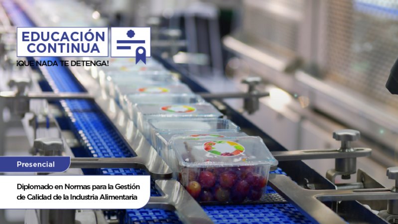 Diplomado en Normas para la Gestión de Calidad de la Industria Alimentaria