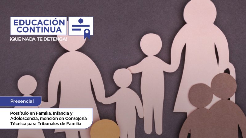 Postítulo en Familia, Infancia y Adolescencia, mención en Consejería Técnica para Tribunales de Familia