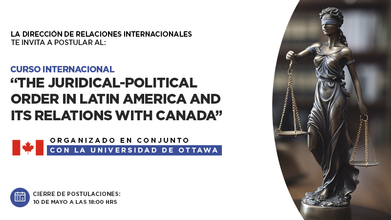 Dirección de Relaciones Internacionales (DRI) convoca a postular a beca U. Central para participar en curso con la U. de Ottawa, Canadá