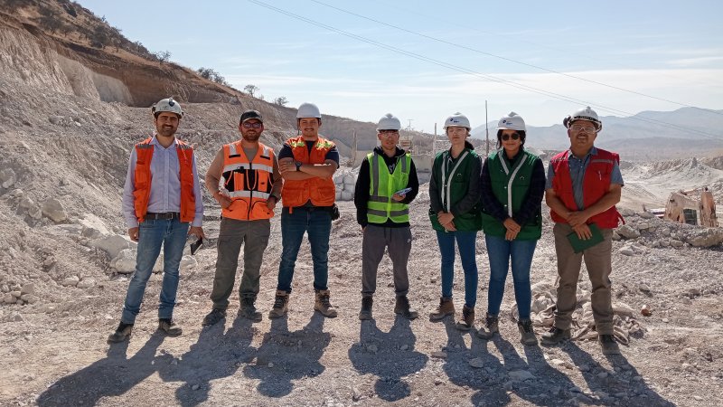 Estudiantes de Ingeniería Civil en Minas visitan Mina San José en faenas de Sercal Minerals