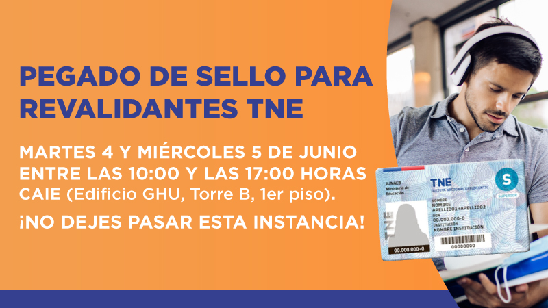 TNE 2024: pegado de sellos para proceso de revalidación
