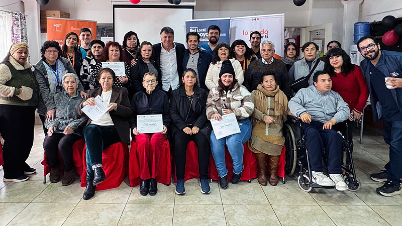 Programa Adulto de Caeto culminó ciclo de capacitaciones para cuidadores en la comuna de Lo Prado