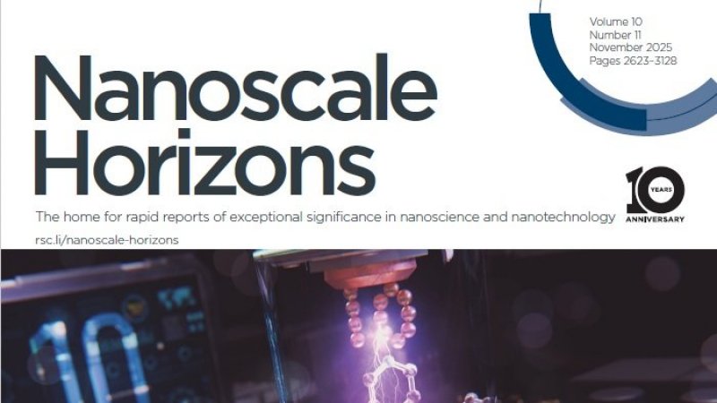 Revista Nanoscale Horizons celebra su 10° aniversario destacando investigación con participación de la Dra. Ana María Méndez-Torres en su portada