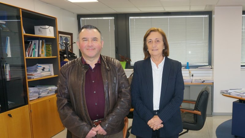 Académico, Eduardo Sobarzo, sostiene encuentros para explorar convenios de investigación con U. de Santiago de Compostela